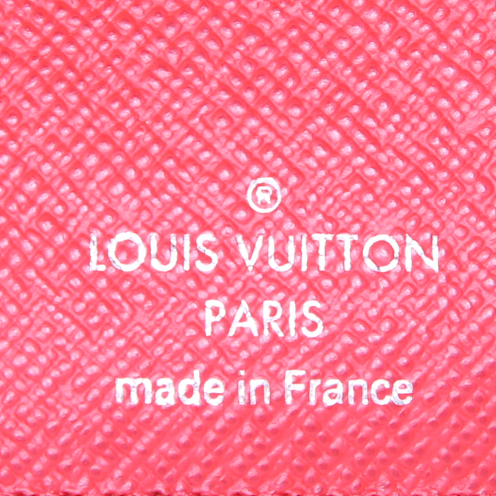 Billetera Louis Vuitton Louis Vuitton Editions Limitées en cuero Epi rojo - Detail D3