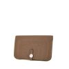 Hermes Dogon wallet in etoupe togo leather - 00pp thumbnail