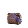 Louis Vuitton Editions Limitées shoulder bag in brown and blue monogram canvas - 00pp thumbnail