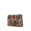 Gucci Dionysus bag worn on the shoulder or carried in the hand in beige monogram canvas and white python - 00pp thumbnail
