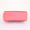 Chloé Elsie shoulder bag in bougainvillier pink leather - Detail D5 thumbnail