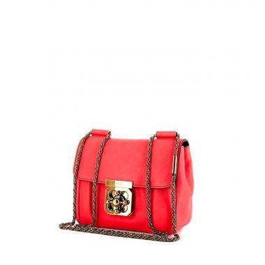Borsa a spalla Chloé Elsie in pelle rosa