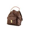 Bolso para llevar al hombro Louis Vuitton Metis Hobo en lona Monogram marrón - 00pp thumbnail