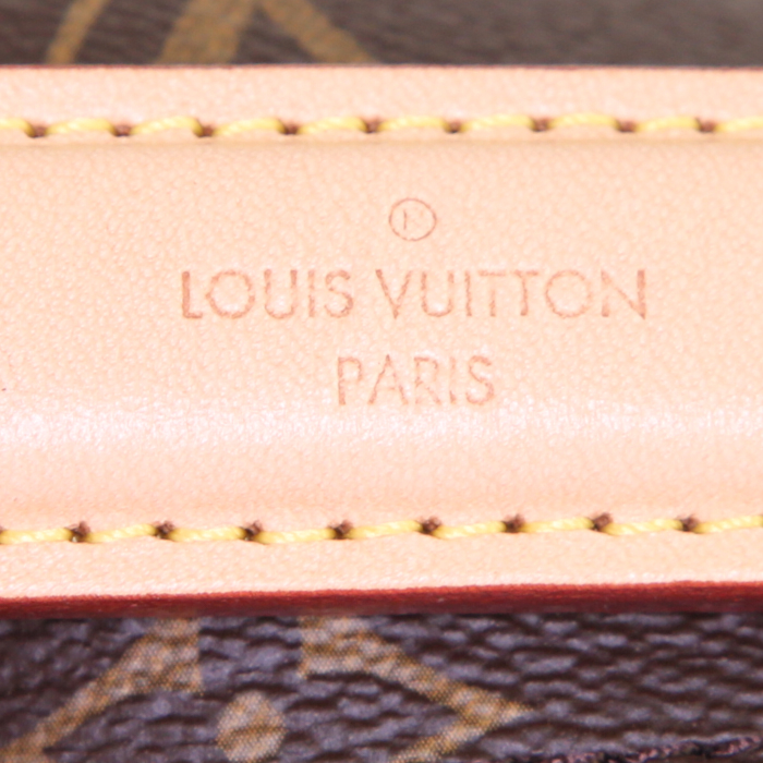 Louis Vuitton Metis Hobo shoulder bag in brown monogram canvas - Detail D4
