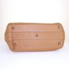 Renaud Pellegrino handbag in brown grained leather - Detail D4 thumbnail
