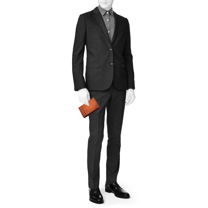 Berluti Gaspard wallet in brown shading leather - Detail D1