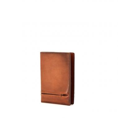 Portafogli Berluti Gaspard in pelle marrone