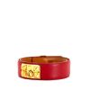 Hermes Médor belt in red epsom leather - 00pp thumbnail
