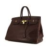 Hermes Birkin 40 cm handbag in chocolate brown togo leather - 00pp thumbnail