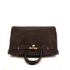 Hermes Birkin 40 cm handbag in chocolate brown togo leather - 360 Front thumbnail