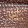 Sac à main Hermes Birkin 40 cm en cuir togo marron-chocolat - Detail D3 thumbnail