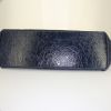 Chanel Grand Shopping shopping bag in navy blue quilted leather - Detail D5 thumbnail
