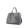 Fendi 2 Jours bag worn on the shoulder or carried in the hand in grey leather - 00pp thumbnail