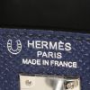 Bolso bandolera Hermes Kelly 25 cm en cuero epsom azul marino - Detail D4 thumbnail