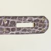 Hermes Kelly 28 cm handbag in grey porosus crocodile - Detail D4 thumbnail