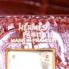 Hermès Kelly Ado backpack in brown porosus crocodile - Detail D3 thumbnail