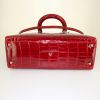 Dior Lady Dior large model handbag in red crocodile - Detail D5 thumbnail