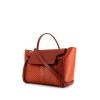 Celine Belt medium model handbag in brown Rouille python and brown leather - 00pp thumbnail