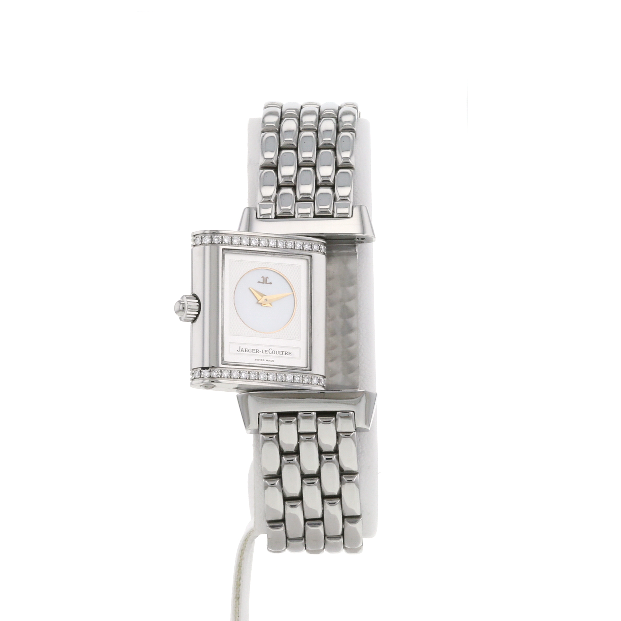 Jaeger-LeCoultre Reverso-Duetto watch in stainless steel Ref:  266844 Circa  2000 - Detail D1