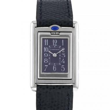 Reloj Cartier Tank Basculante de acero Ref :  2386 Circa  2000