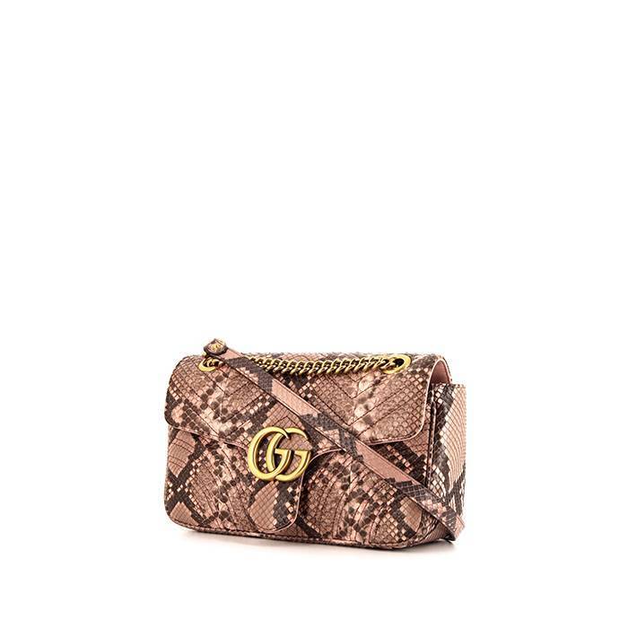 Gucci Marmont Mini Brown Leather Handbag