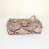 Borsa a tracolla Gucci  GG Marmont modello piccolo  in pitone beige rosato - Detail D5 thumbnail