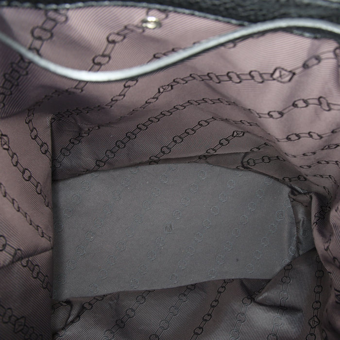 Sac à main Louis Vuitton Editions Limitées en cuir grainé noir - Detail D2