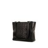 Bolso de mano Chanel Choco bar en cuero acolchado negro - 00pp thumbnail