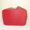 Louis Vuitton petit Noé small model handbag in red epi leather and red leather - Detail D4 thumbnail