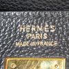 Borsa da spalla o a mano Hermes Kelly 35 cm in pelle togo nera - Detail D4 thumbnail
