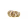 Anello Cartier Sauvage in oro giallo,  diamanti brown e diamanti bianchi - 00pp thumbnail