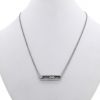 Messika Move necklace in white gold and diamonds - 360 thumbnail