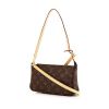Pochette Louis Vuitton Pochette accessoires in tela monogram marrone e pelle naturale - 00pp thumbnail