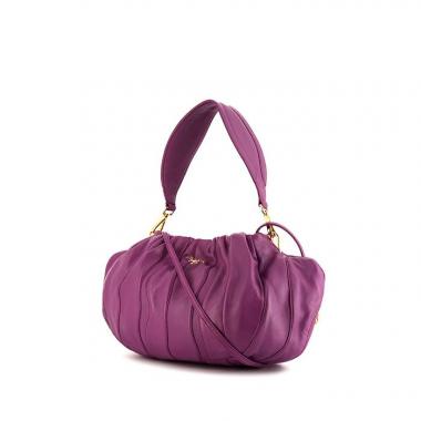 Borsa Prada in pelle viola