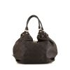 Bolso de mano Louis Vuitton L en cuero mahina marrón - 360 thumbnail