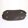 Louis Vuitton L handbag in brown mahina leather - Detail D4 thumbnail