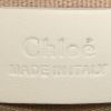 Chloé Roy shopping bag in cream color and black leather - Detail D4 thumbnail