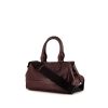 Bottega Veneta shoulder bag in burgundy leather and burgundy braided leather - 00pp thumbnail