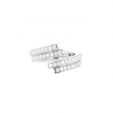 Bague Chaumet Le Grand Frisson en or blanc et diamants