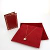 Collana Cartier Amulette modello piccolo in oro giallo, madreperla e diamante - Detail D2 thumbnail