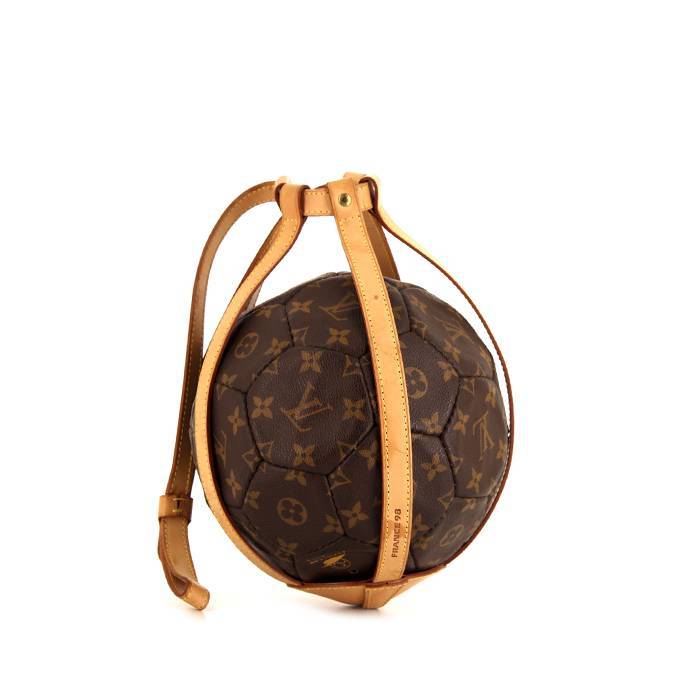 Louis Vuitton World Cup ball in brown monogram canvas and natural leather - 00pp