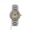 Orologio Cartier Must 21 in oro e acciaio Circa  1990 - 360 thumbnail