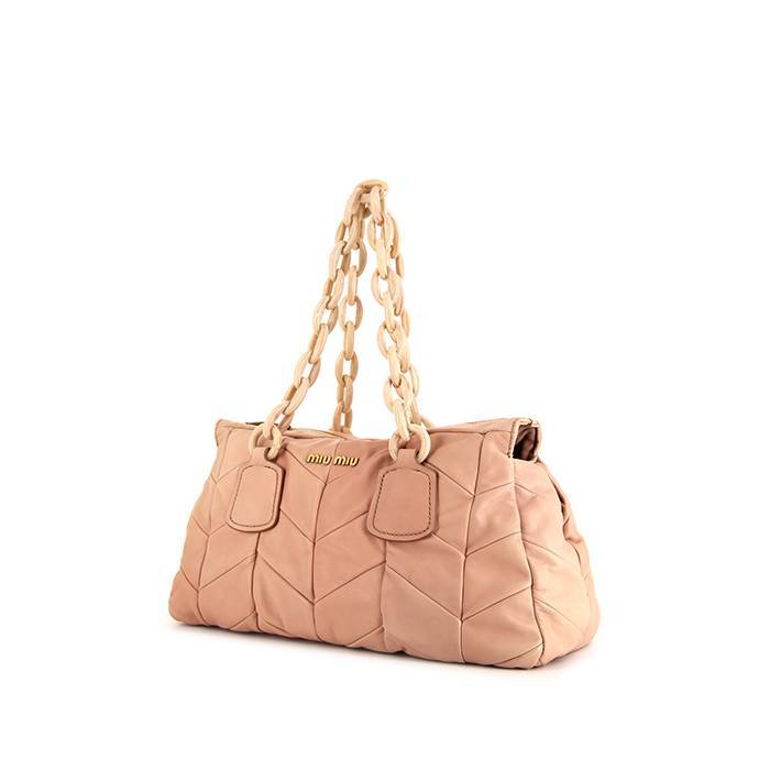 Miu Miu Authenticated Matelassé Leather Handbag