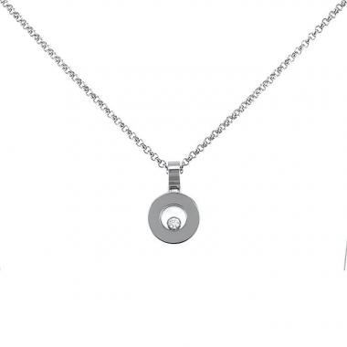 Chopard Happy Diamonds Icon necklace in white gold and diamond