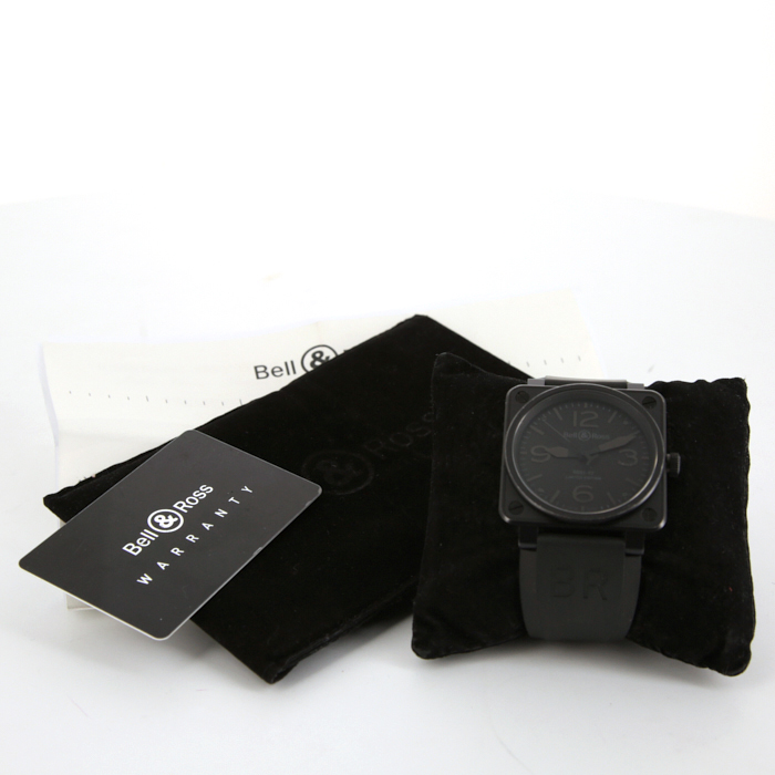 Reloj Bell & Ross BR01 de acero negro Ref :  BR01-92 Sbla Circa  2008 - Detail D2