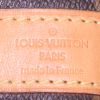 Sac de voyage Louis Vuitton Keepall 50 cm en toile monogram marron et cuir naturel - Detail D4 thumbnail
