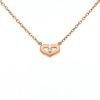Collar Cartier Coeur et Symbole modelo pequeño en oro rosa y diamante - 00pp thumbnail