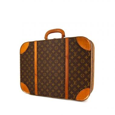 Maleta Louis Vuitton Airbus 50 cm en tela Monogram marrón y cuero natural