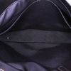 Bolso zurrón Saint Laurent Besace Messenger en cuero granulado negro - Detail D2 thumbnail