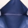 Pochette Hermes Rio in pelle Epsom blu - Detail D2 thumbnail